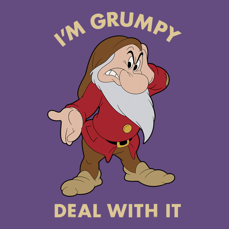Snow White I'm Grumpy Deal With It Portrait T Shirt Vintage Hoodie by artisFamous | Teevron