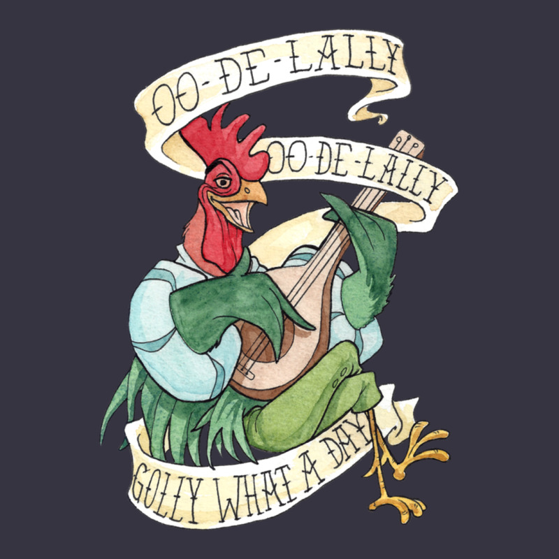 Alan A Dale Rooster  Oo De Lally Golly What A Day Tattoo Watercolor Pa Vintage Hoodie by artisFamous | Teevron