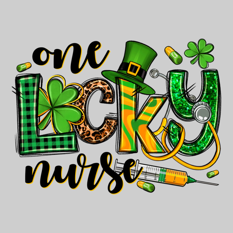 St. Patrick's Day One Lucky Nurse Premium Tee by OliviaCreatesArt | Teevron