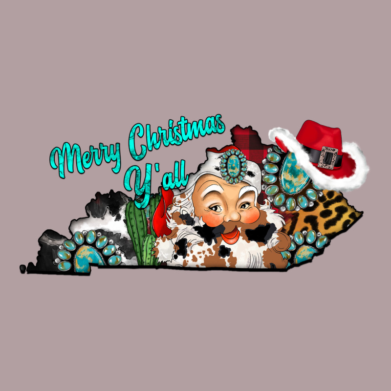 Merry Christmas Y'all Kentucky Vintage Hoodie by CowhideDigitalArt | Teevron