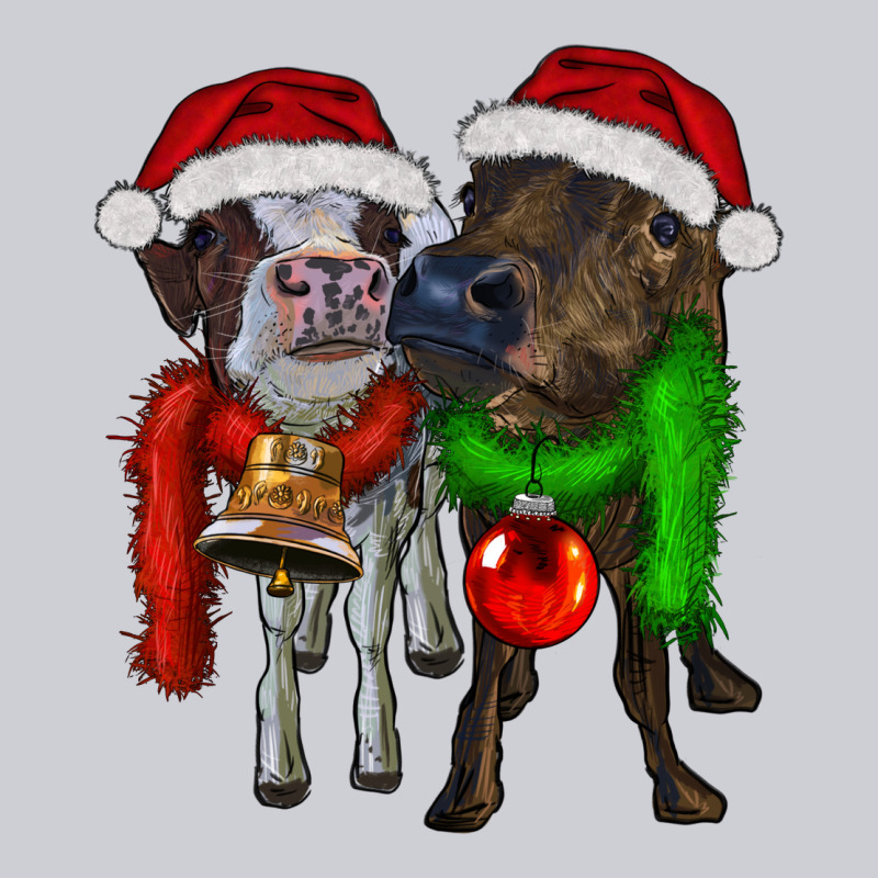 Two Christmas Heifers Heavyweight Sweatshirt by RanaPortraitStore | Teevron