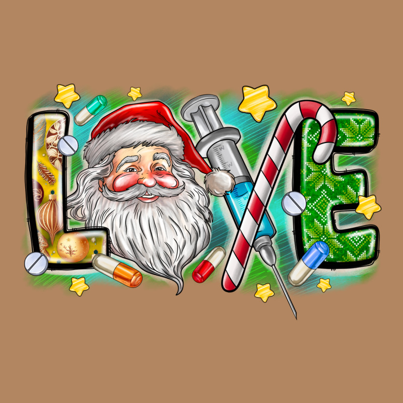 Love Santa Long Sleeve Tee by CowhideDigitalArt | Teevron