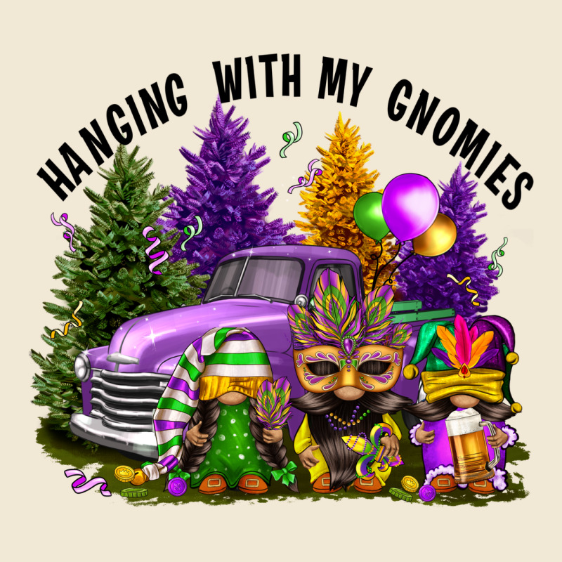 Mardi Gras Hanging With My Gnomies Ladies Tee by FaDigitalArtStudio | Teevron