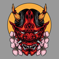 Demon Oni Mask Vintage Hoodie | Teevron