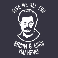 Ron Tv Show Parks Swanson - Bacon & Eggs Vintage Hoodie | Teevron