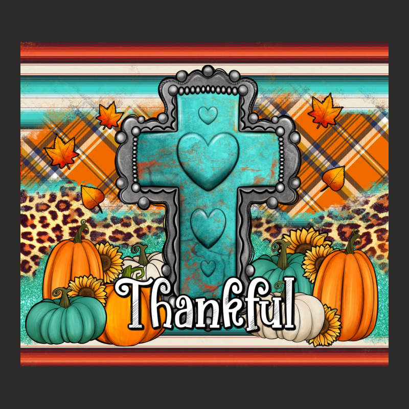 Fall Thankfull Cross Heavy Core Tee by Jasminsmagicworld | Teevron