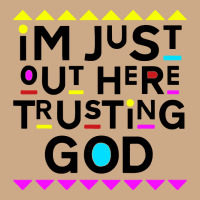I'm Just Out Here Trusting God Vintage Hoodie | Teevron