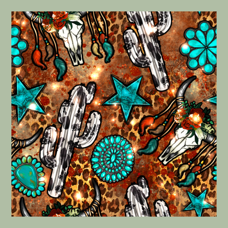 Western Gemstone Aztec Seamless Pattern Urban Heavy Tee by BundleAndBundleShop | Teevron