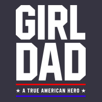 Girl Dad A True American Hero - Fathers Day Gift Vintage Hoodie | Teevron