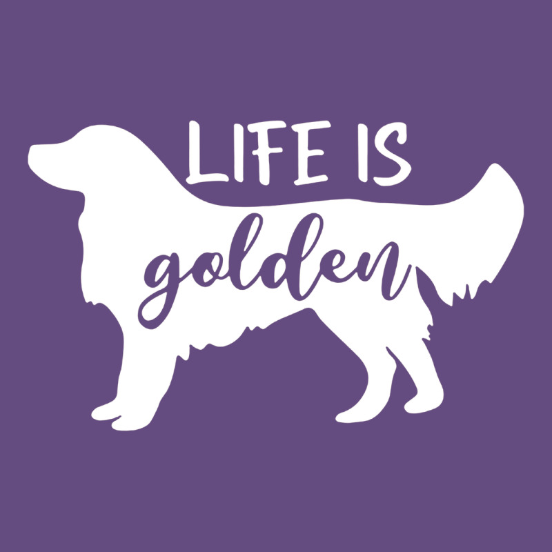 Golden Retriever - Life Is Golden White Vintage Hoodie by artisFamous | Teevron