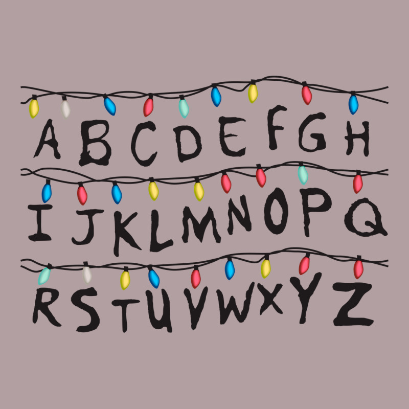 Stranger Lights Alphabet Vintage Hoodie by artisFamous | Teevron