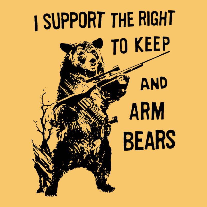 Bear Arms 2nd Amendment Funny Hunting Vintage Hoodie by artisFamous | Teevron