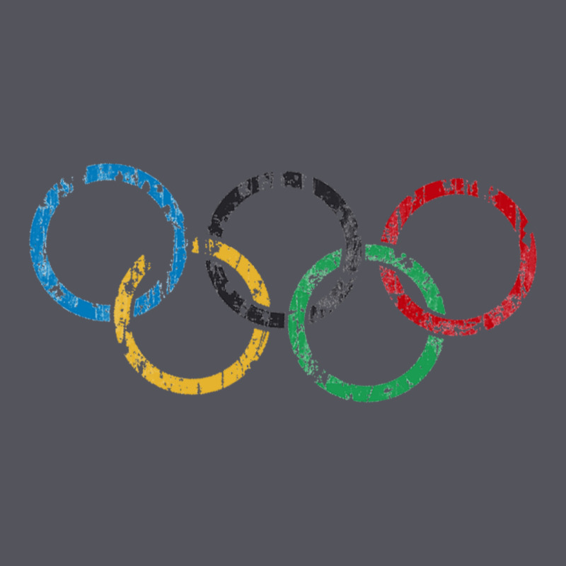 Olympic Rings Vintage Hoodie by artisFamous | Teevron