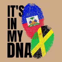 Jamaican And Haitian Mix Flag Dna Heritage Vintage Hoodie | Teevron