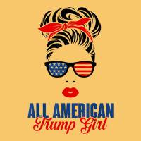 All American Trump Girl Vintage Hoodie | Teevron