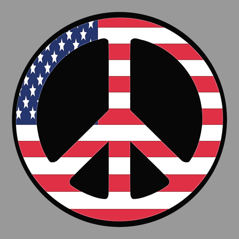 United States Peace Symbol Vintage Hoodie by artisFamous | Teevron
