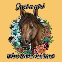 Just A Girl Who Loves Horses Vintage Hoodie | Teevron