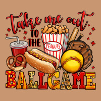 Take Me Out To The Ball Game Softball Heavyweight Hoodie | Teevron