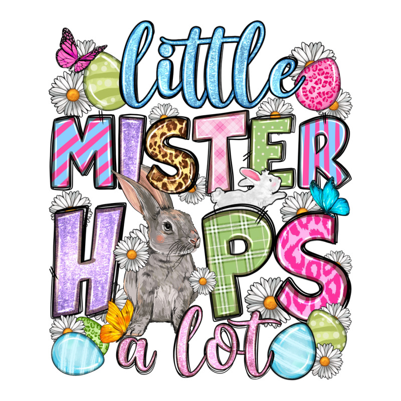 Easter Day Little Mister Hops A Lot Premium Tee by OliviaCreatesArt | Teevron