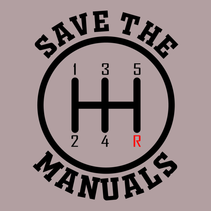 Save The Manuals (black) Vintage Hoodie by artisFamous | Teevron