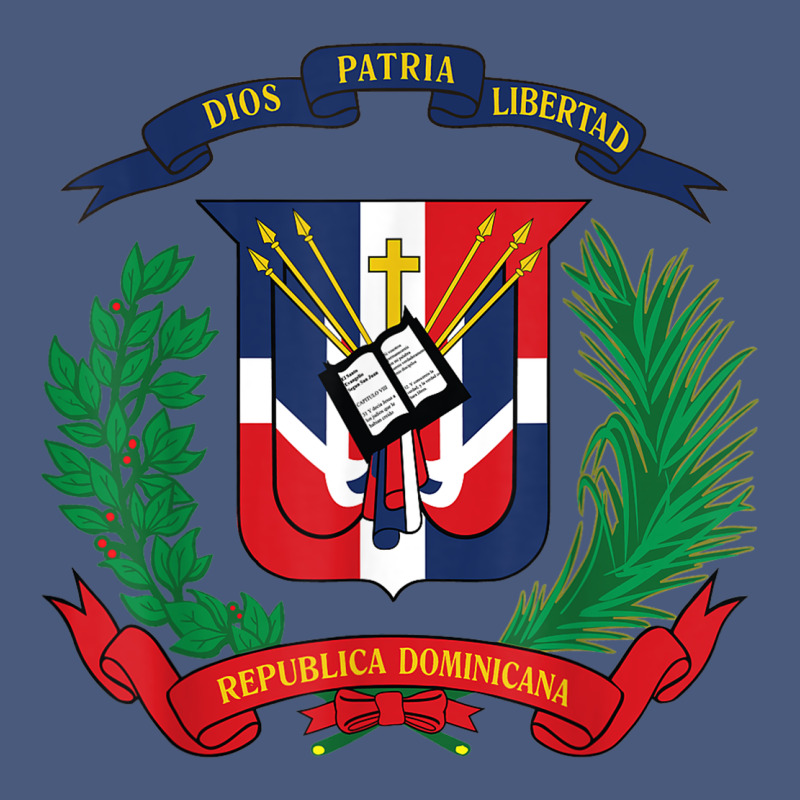 Dominican Republic Flag National Emblem Republica Dominicana T Shirt Vintage Hoodie by artisFamous | Teevron