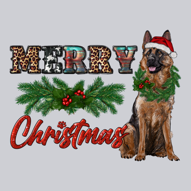 Merry Christmas German Shepherd Heavyweight Sweatshirt by RanaPortraitStore | Teevron