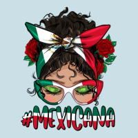 Mexicana Messy Bun Mama Ladies Tee | Teevron