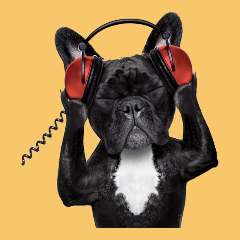 French Bulldog Dj Style Vintage Hoodie by artisFamous | Teevron