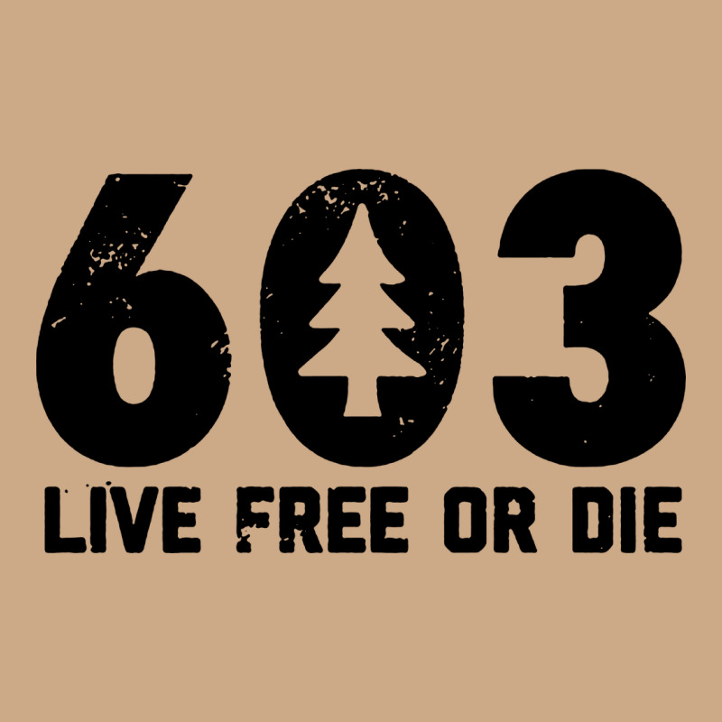 Live Free Or Die 603 Tree Vintage Hoodie by artisFamous | Teevron