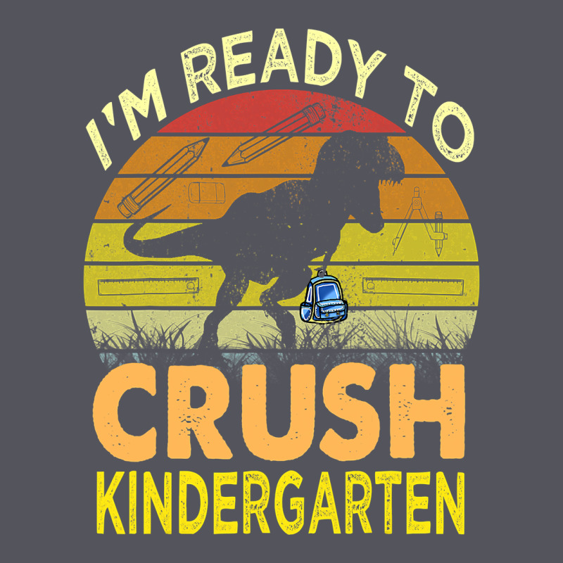 I'm Ready To Crush Kindergarten Dinosaur Back To School Kids T Shirt Vintage Hoodie by artisFamous | Teevron