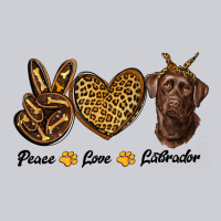 Peace Love Labrador Heavyweight Sweatshirt | Teevron