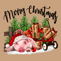 Merry Christmas Pig Vintage Tee | Teevron