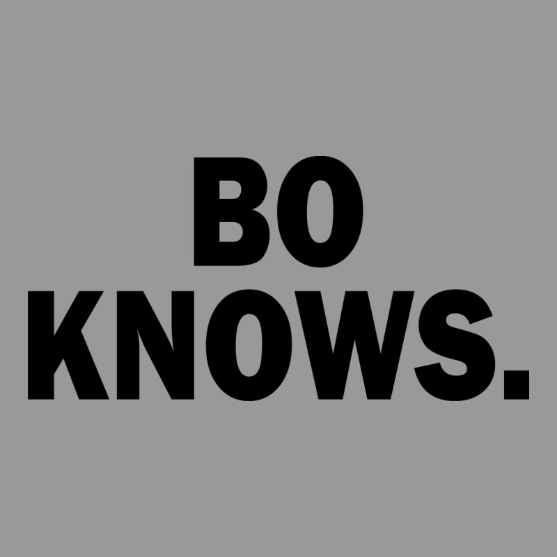 Bo Knows (black Text) Vintage Hoodie by artisFamous | Teevron