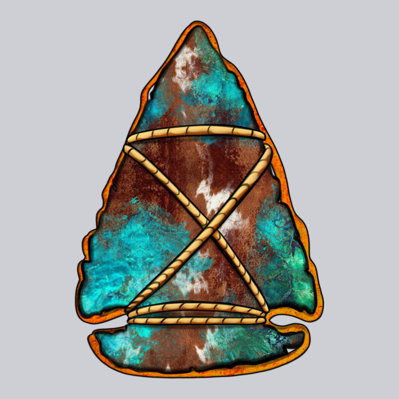 Turquoise Cowhide Arrowhead Urban Hoodie by Jasminsmagicworld | Teevron