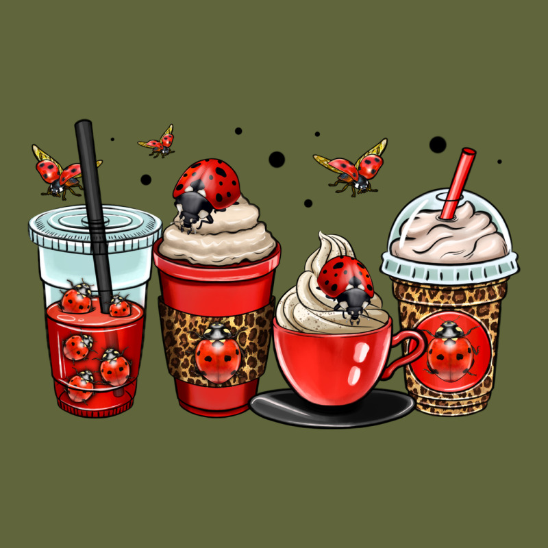 Ladybug Coffee Cups Classic Tee by OliviaCreatesArt | Teevron