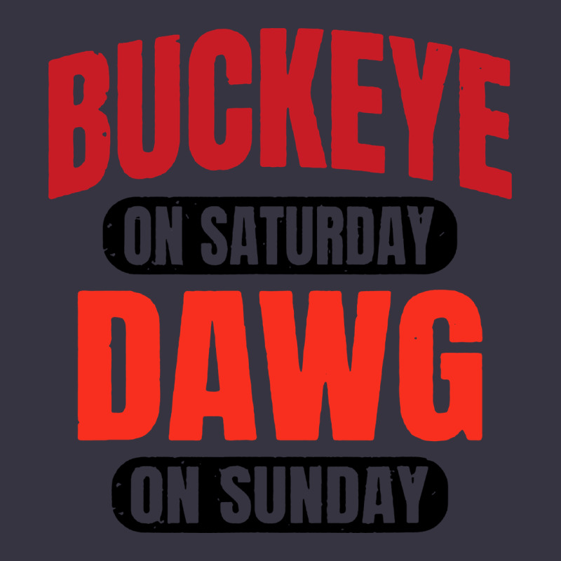 Buckeye On Saturday Vintage Hoodie by artisFamous | Teevron
