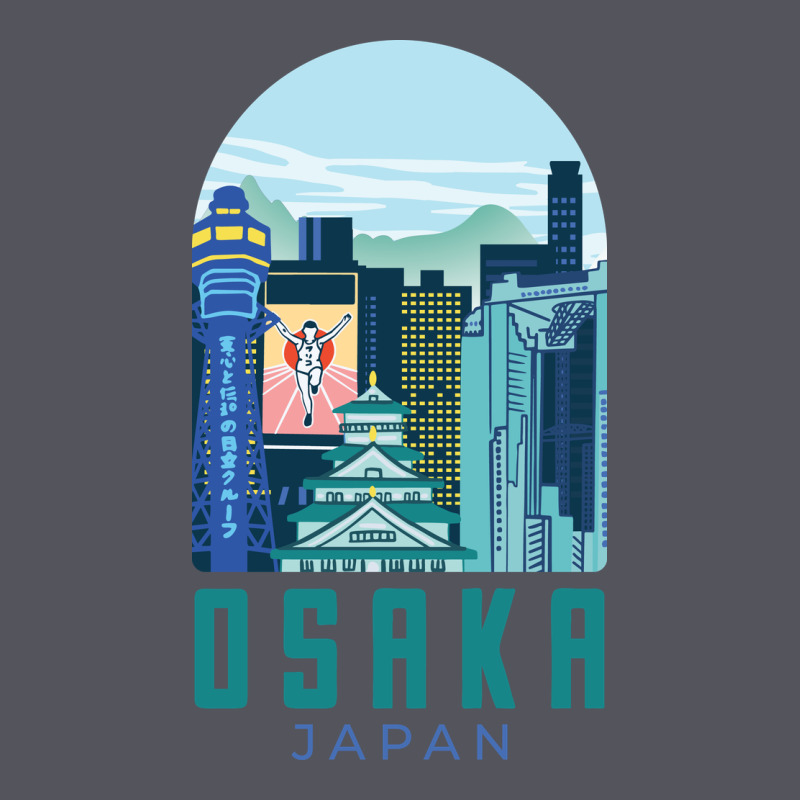 Osaka Japan Vintage Hoodie by artisFamous | Teevron