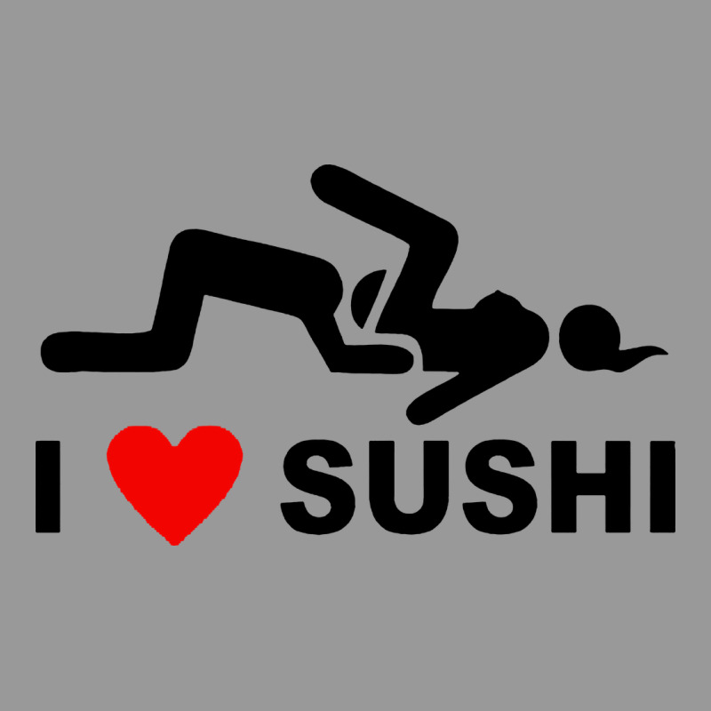 I Love Sushi Funny Vintage Hoodie by artisFamous | Teevron
