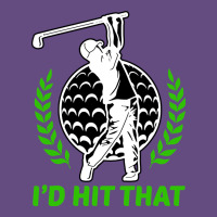Id Hit That Funny Golfing Golf Vintage Hoodie | Teevron