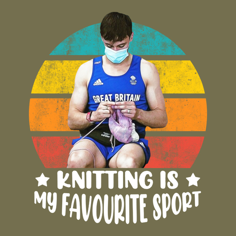Tom Daley Knitting Is My Favourite Sport  3 Vintage Hoodie by artisFamous | Teevron