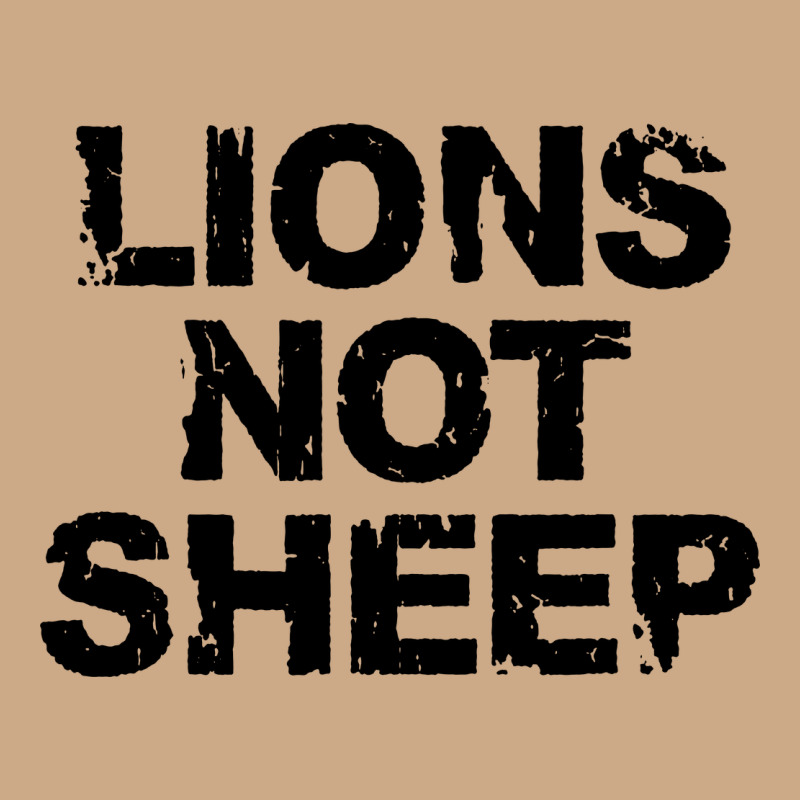 Lions Not Sheep Vintage Hoodie by artisFamous | Teevron