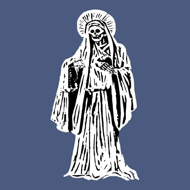 Santa Muerte Blanca Vintage Hoodie by artisFamous | Teevron