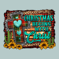Christmas Begins With Christ Cross Heavy Core Tee | Teevron