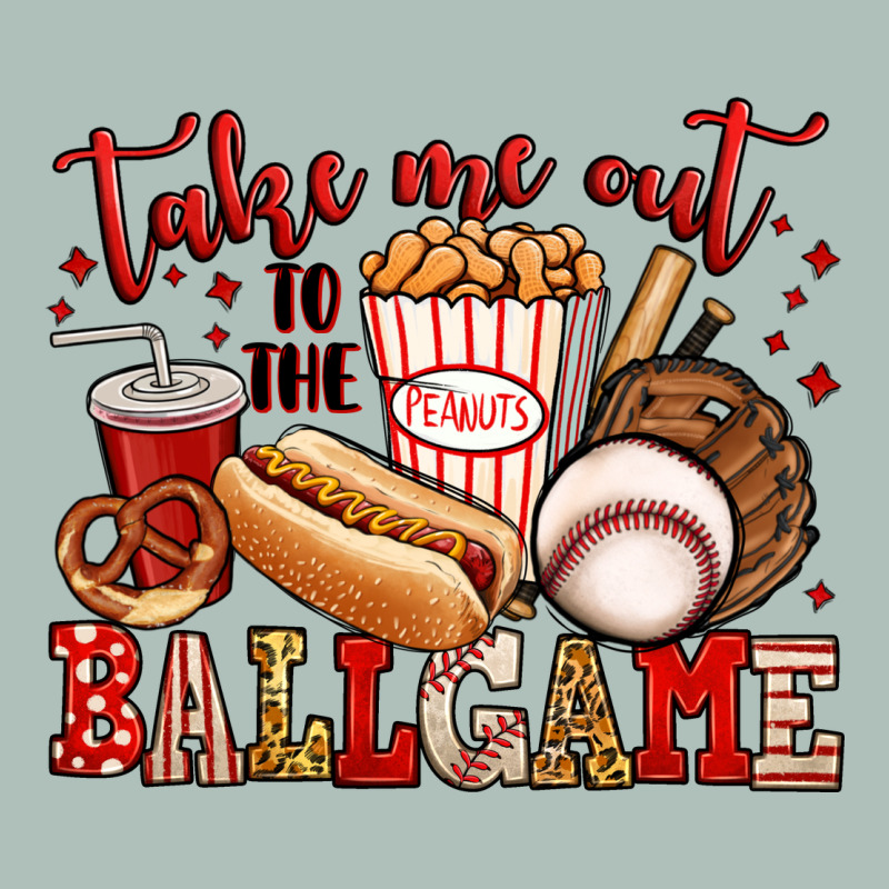 Take Me Out To The Ball Game Baseball Heavyweight Hoodie by Jasminsmagicworld | Teevron