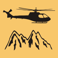 Mountain Rescue Helicopter Funny Vintage Hoodie | Teevron