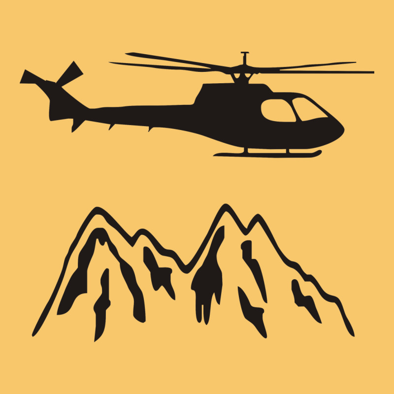 Mountain Rescue Helicopter Funny Vintage Hoodie by artisFamous | Teevron