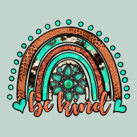 Be Kind Western Turquoise Rainbow Zipper Hoodie | Teevron