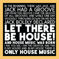 Let There Be House Music Vintage Hoodie | Teevron
