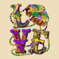 Mardi Gras Love With King Cake Premium Hoodie | Teevron