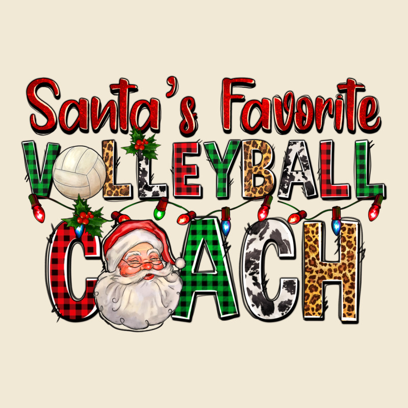 Santa's Favorite Volleyball Coach For Christmas Ladies Tee by FaDigitalArtStudio | Teevron